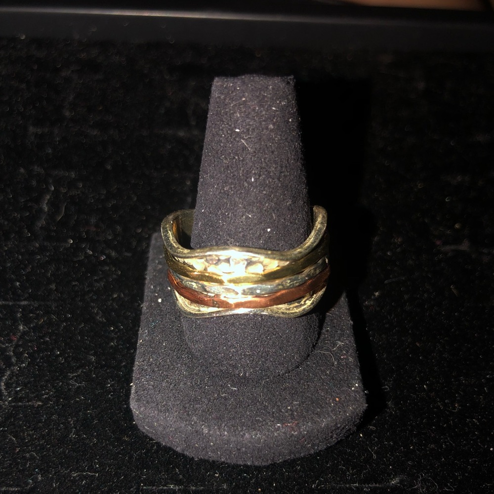 STERLING SILVER SPINNER WORRY RING